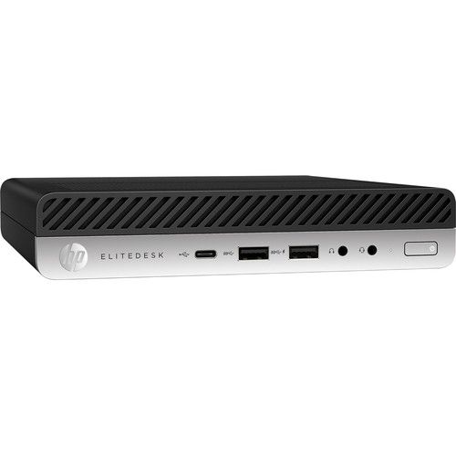 HP EliteDesk 705 G4 Desktop Mini PC - AMD Ryzen 5 PRO 2400GE 3.2GHz - 256GB - Black - 4GB RAM