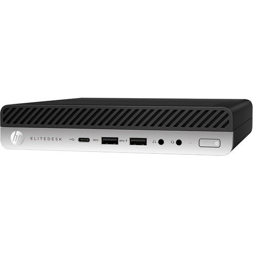 HP EliteDesk 705 G4 Desktop Mini PC - AMD Ryzen 5 PRO 2400GE 3.2GHz - 256GB - Black - 4GB RAM