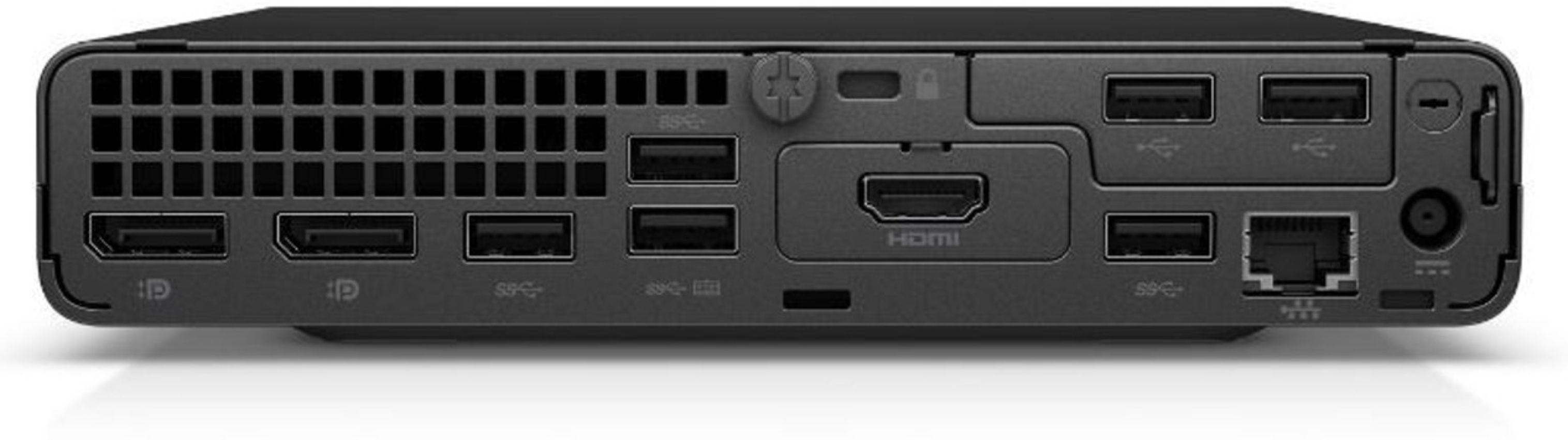 HP Elitedesk 805 G6 Desktop Mini PC - AMD Ryzen 5 PRO 4650GE 3.3GHz - 256GB - Black - 4GB RAM