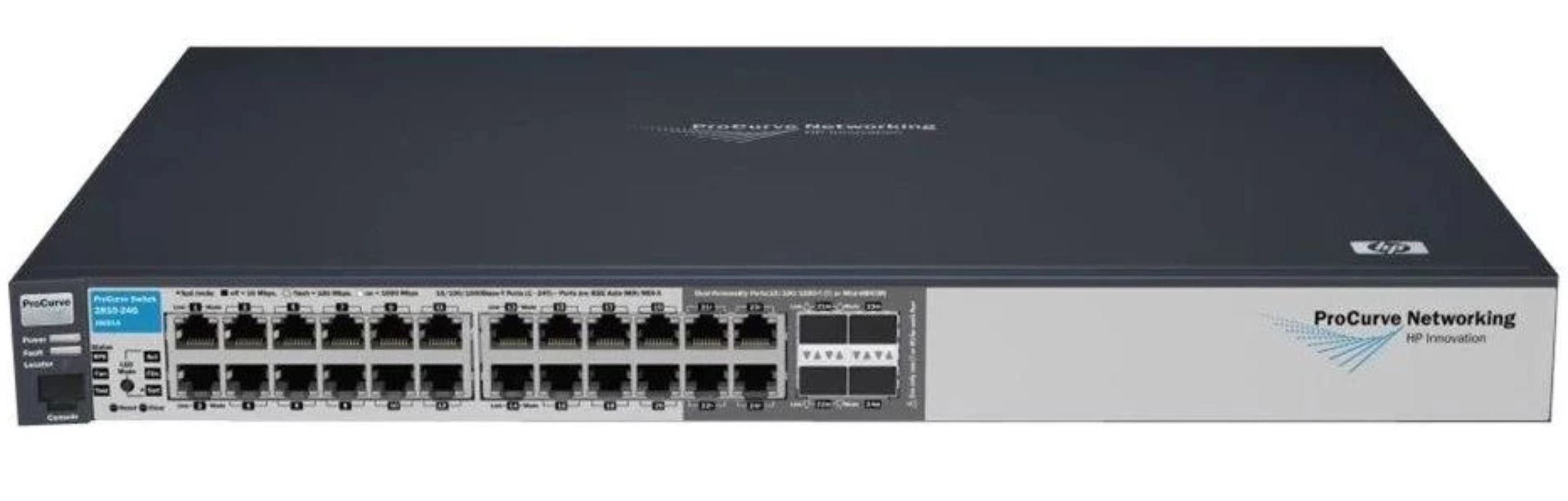 HP J9021A ProCurve 2810-24G Managed Ethernet Switch - Black