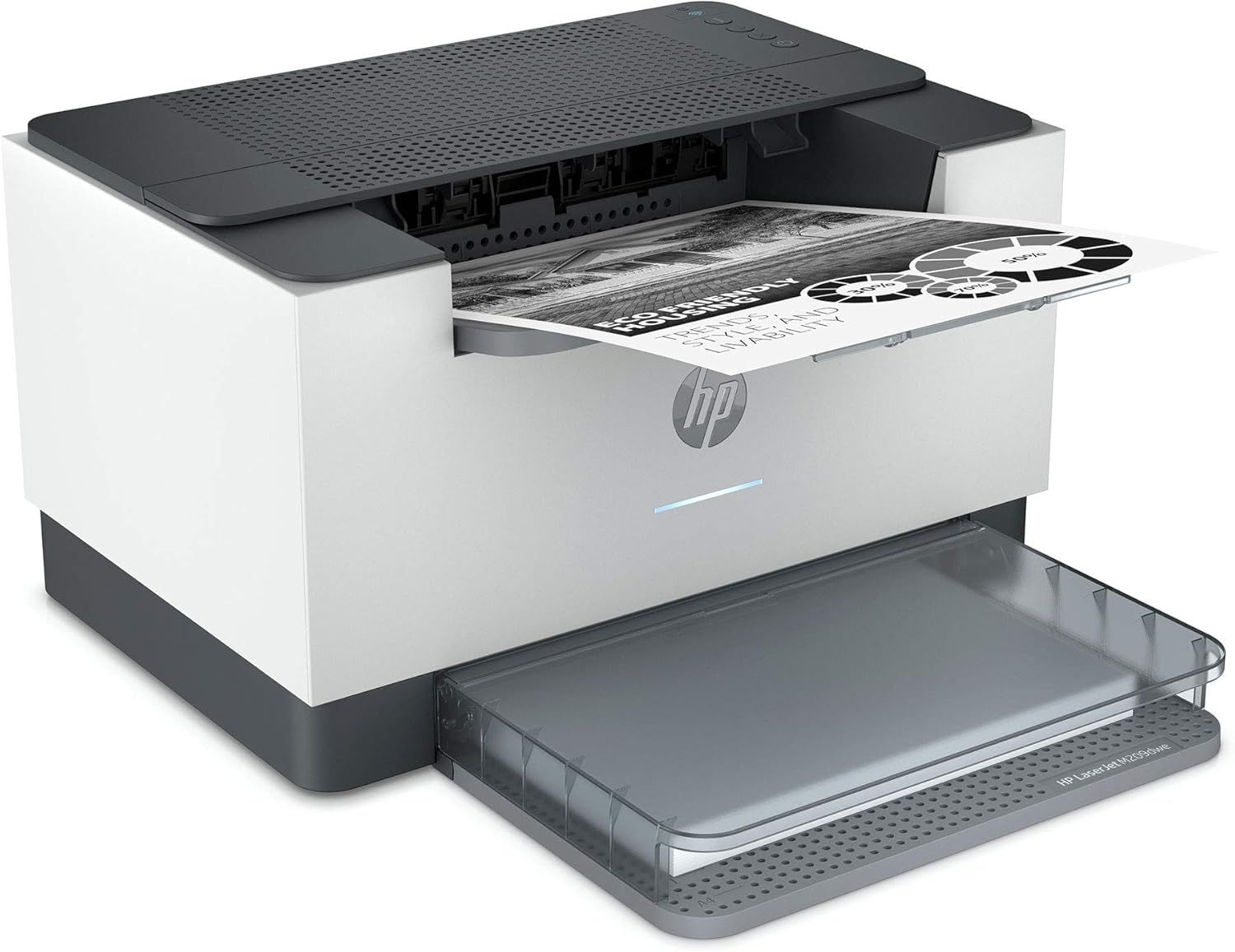 HP LaserJet M209dwe Wireless Black & White Printer - Gray