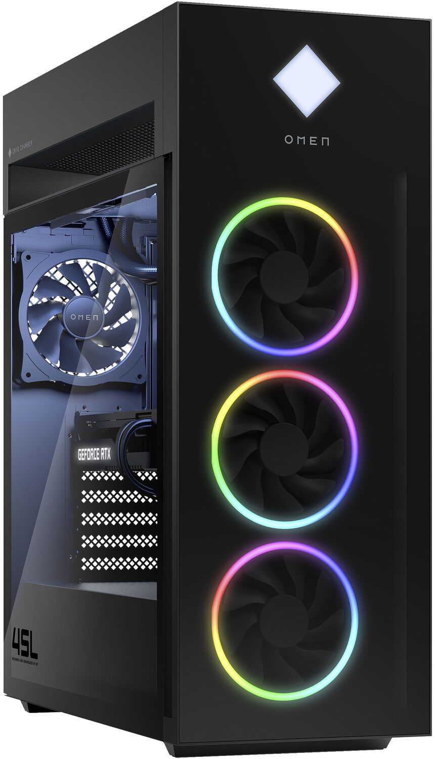 HP Omen 45L Gaming Desktop - Intel Core Ultra 7 265K 3.3GHz - 1TB - Shadow Black - 32GB RAM