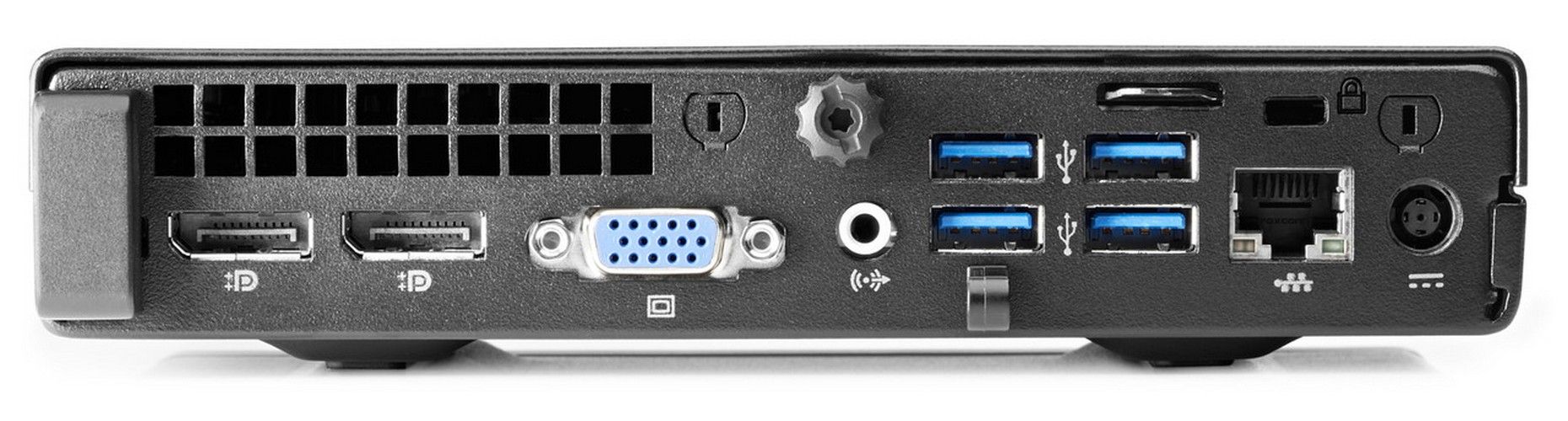 HP ProDesk 400 G2 Desktop Mini PC - Intel Core i3-6100T 3.2GHz - 256GB - Black - 8GB RAM