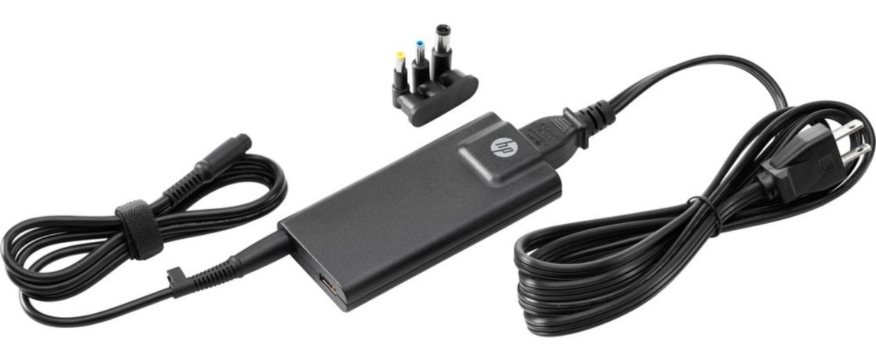 HP Universal 65W Slim AC Adapter - Black