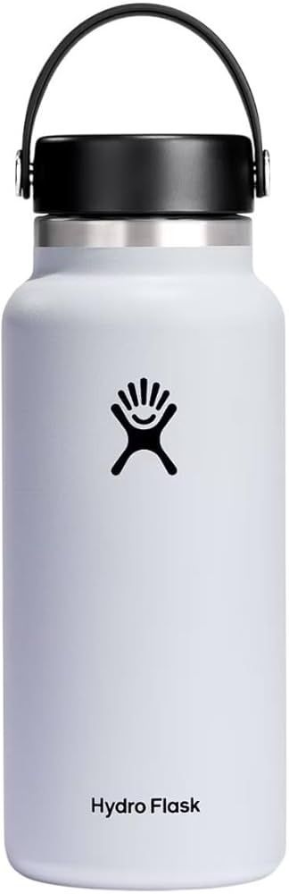 Hydro Flask Wide Mouth Vacuum Insulated Bottle 32oz. - White