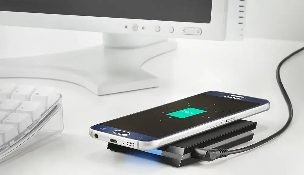 Insignia NS-MWPC1W Qi Wireless Charging Pad - Black