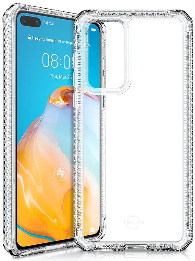 Itskins HybridClear Phone Case for Huawei P40 - Transparent