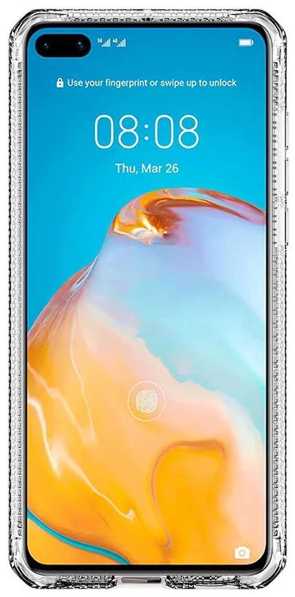 Itskins HybridClear Phone Case for Huawei P40 - Transparent