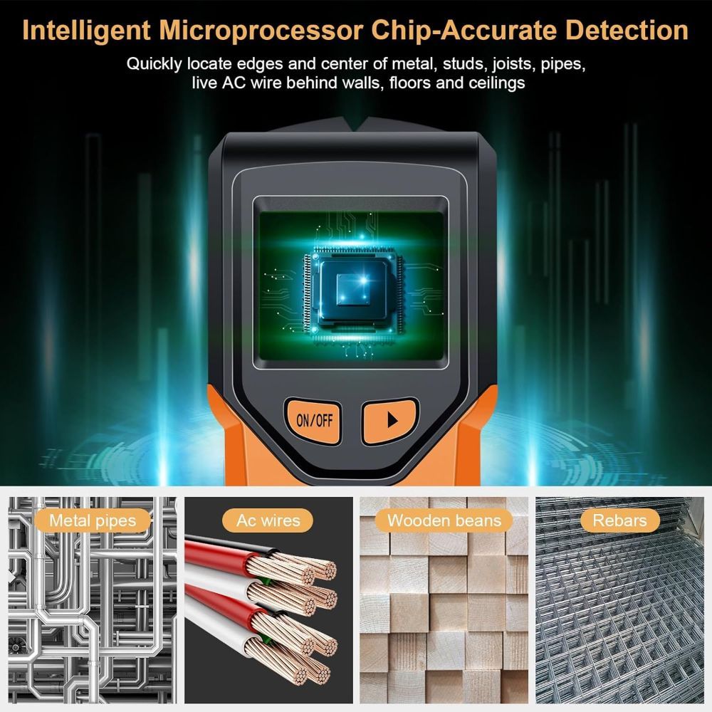 JAXWQ 5-in-1 Stud Finder Wall Scanner (TH410) - Lox