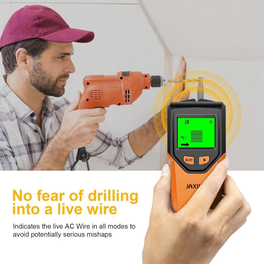 JAXWQ 5-in-1 Stud Finder Wall Scanner (TH410) - Lox