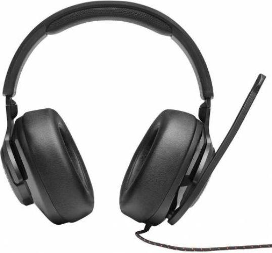 JBL Quantum 300 Hybrid Wired Gaming Headphones - Black