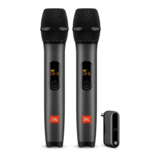 JBL Wireless Microphone Set (Two Microphones) - Black