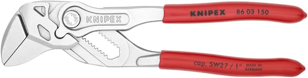 Knipex 9K 00 80 45 US 3 Pcs Pliers Wrench Set - Silver/Red