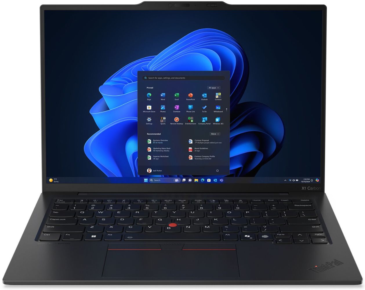 Lenovo ThinkPad X1 Carbon Gen 13 Laptop 14" - Black - Intel Core Ultra 7 258V 2.2GHz - 32GB RAM - 512GB