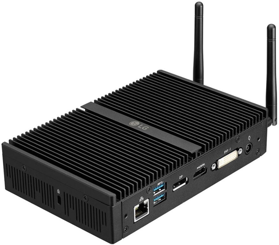 LG Thin Client CK500N-3C Desktop - Intel Celeron J4105 1.5GHz - 32GB - Black - 4GB RAM