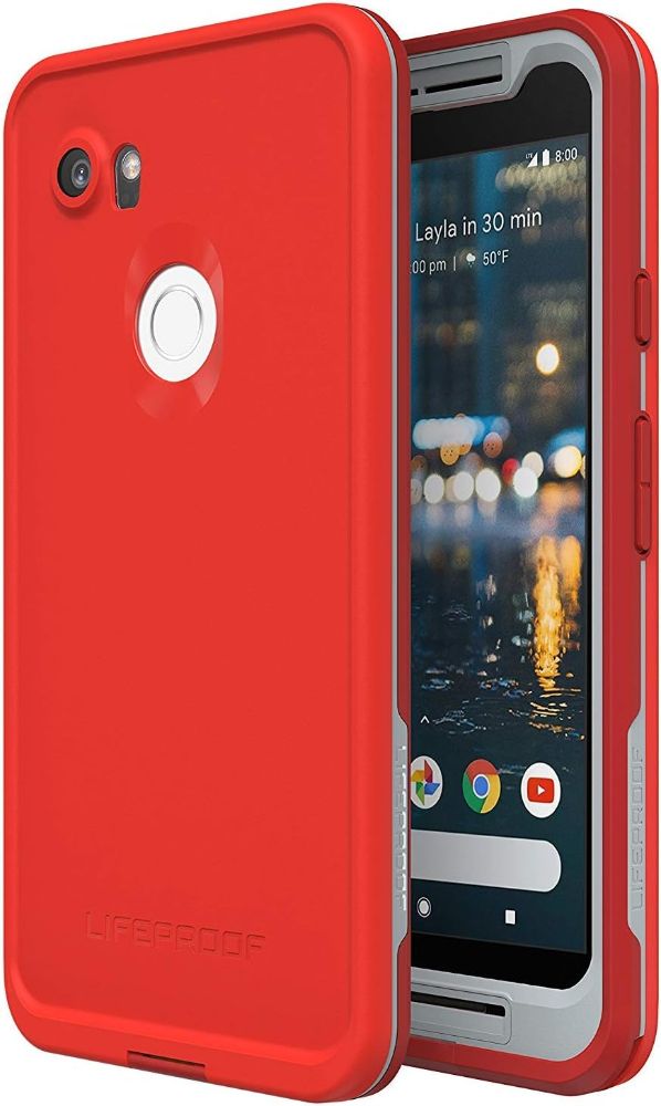 LifeProof FRE Series Phone Case for Google Pixel 2 XL - Cherry Tomato