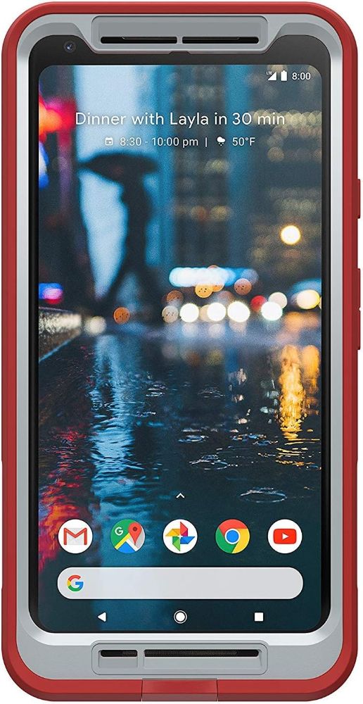 LifeProof FRE Series Phone Case for Google Pixel 2 XL - Cherry Tomato