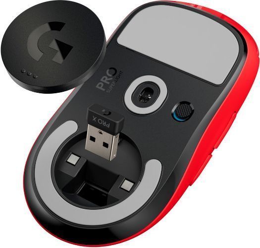 Logitech G Pro X Superlight Wireless Gaming Mouse - Red