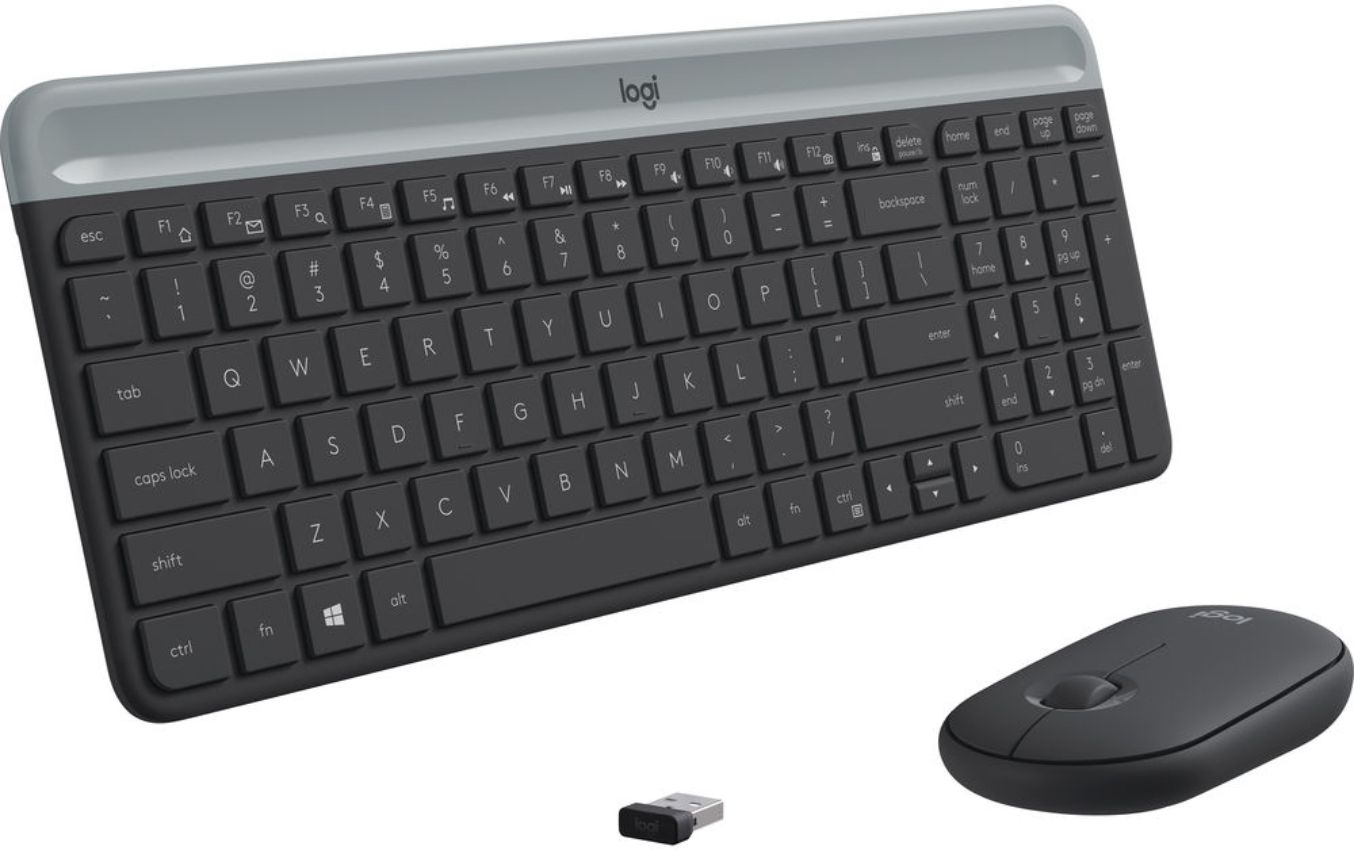Logitech MK470 Slim Wireless Keyboard Mouse Combo - Graphite