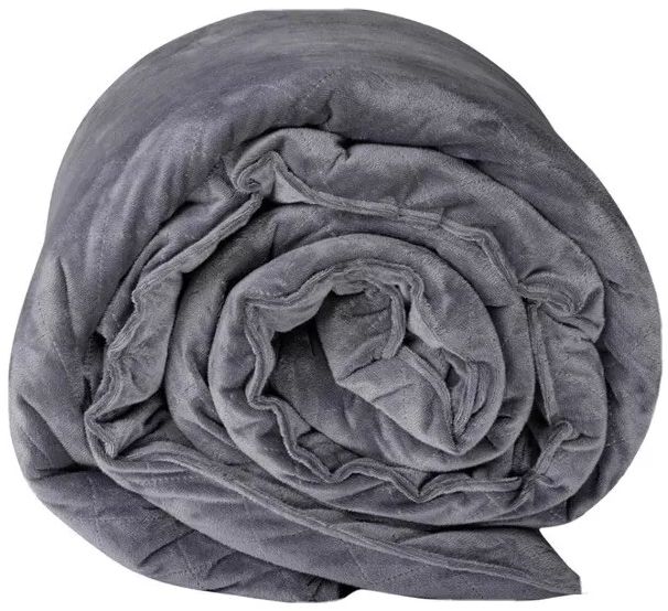 London Fog Oversized Weighted Blanket (60in x 70in) - Grey