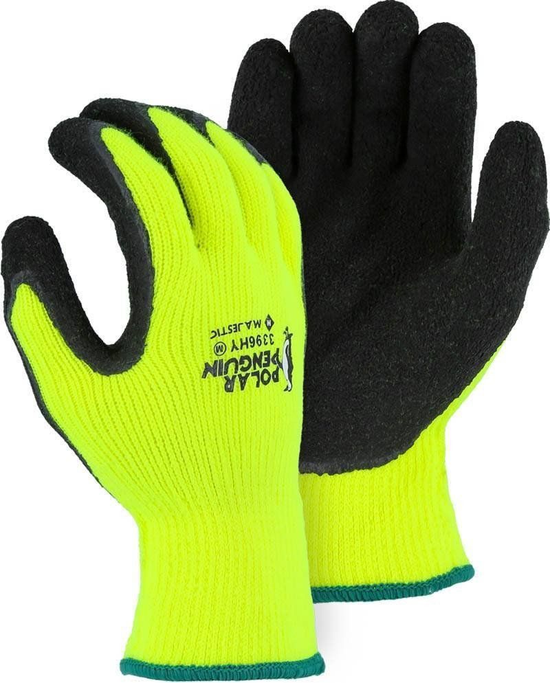 Majestic Polar Penguin Gloves Cut Level A2 (3396) (S) - Yellow