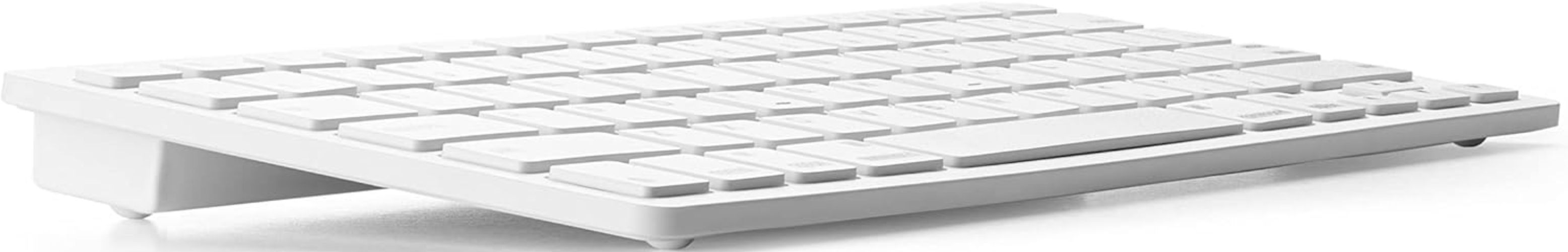 Mason West Slim Wireless Keyboard and Mouse Combo - White