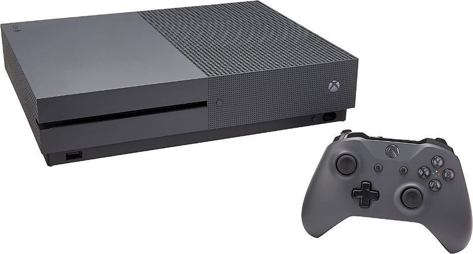 Microsoft Xbox One S Gaming Console (Disc Edition) - 500GB - Storm Grey
