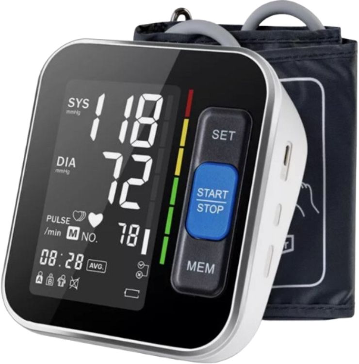 Mighty Rock Upper Arm Blood Pressure Monitor - White