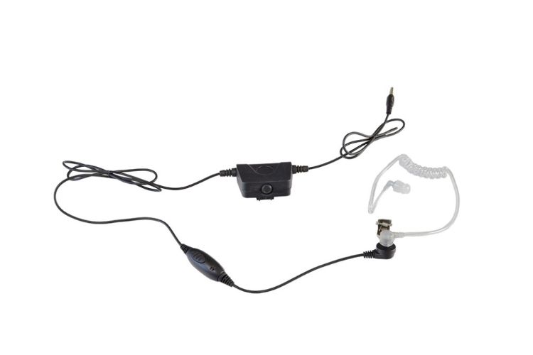 Milicom Acoustic Tube Smart 2-In-1 Single Earphones - Black