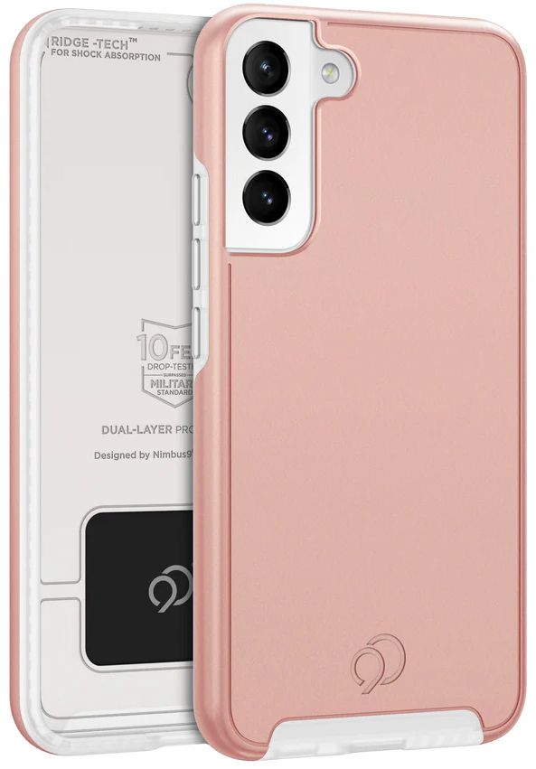 Nimbus9 Cirrus 2 Series Phone Case for Galaxy S22 (5G) - Rose Gold/Frost