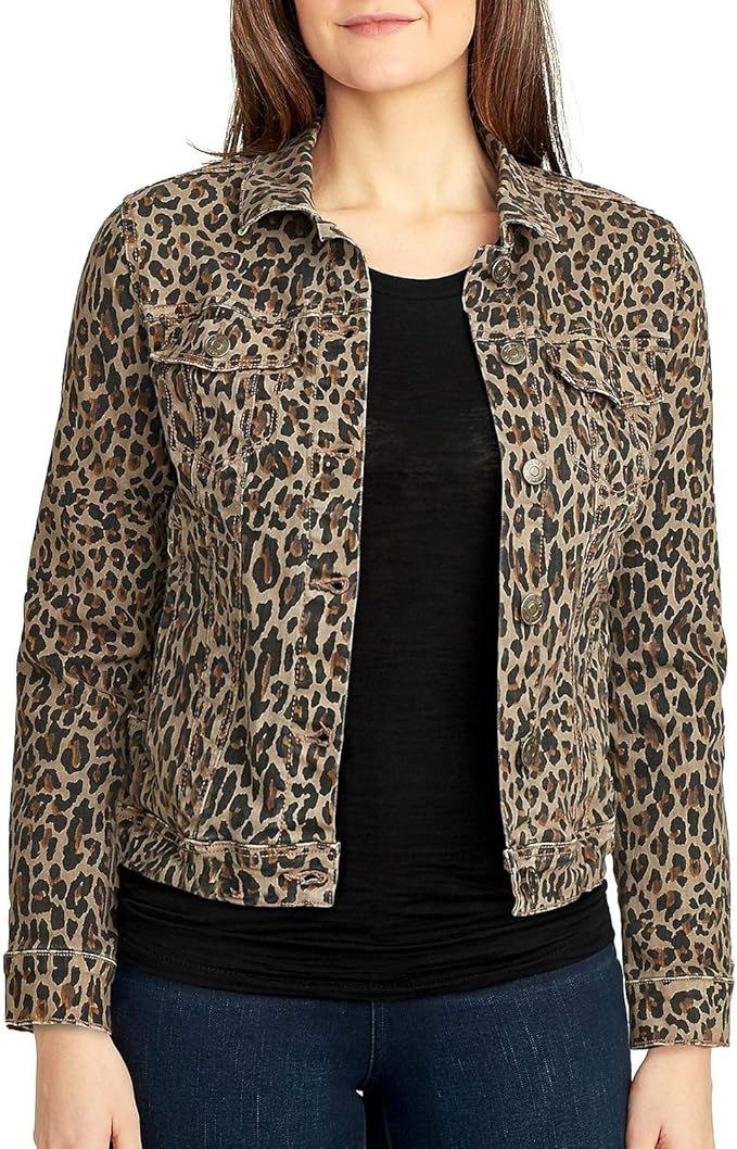Nine West Jeans Sarah Denim Jacket M - Tan Bengal Bonanza