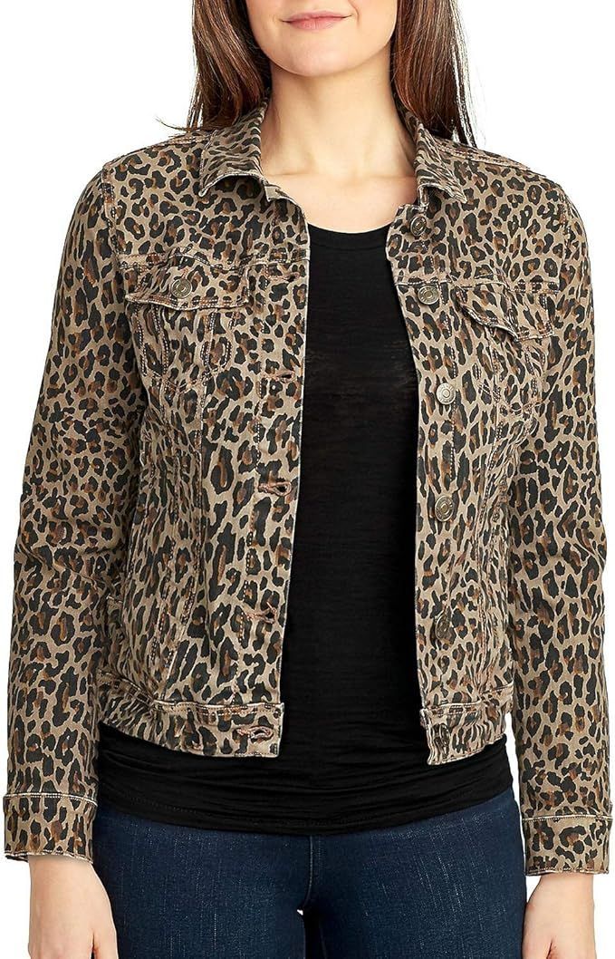 Nine West Jeans Sarah Denim Jacket S - Tan Bengal Bonanza