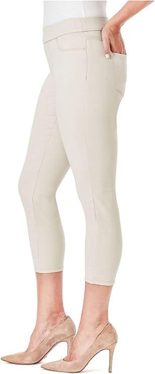 Nine West Women's Heidi Pull-On Skinny Crop Jeans 8 - Travertine