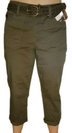 One5One Crop Pant Size 4 - Olive