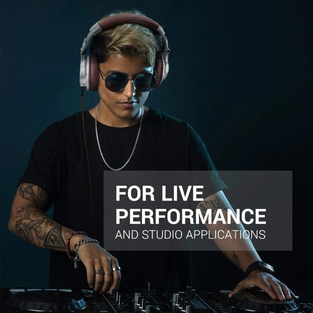 OneOdio A71 Wired Headphones - Silver