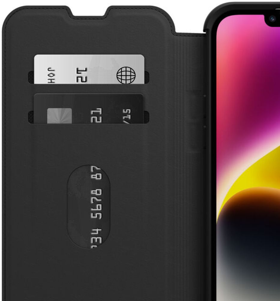 Otterbox Strada Series Phone Case for iPhone 14 Plus - Shadow (Black)