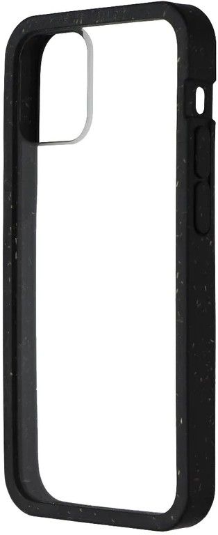 Pela Eco-Friendly Clear Case for Apple iPhone 12 Mini - Black Ridge