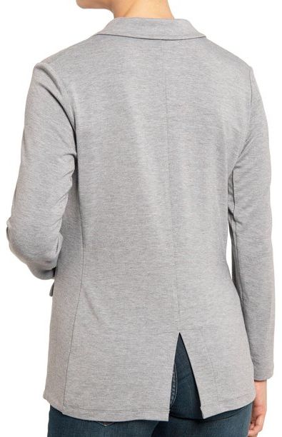 Philosophy Republic Clothing Women's Blazer L - Mist Grey Heather