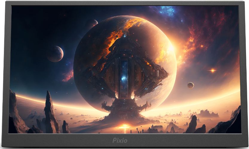Pixio PX160 Premium Portable Gaming Monitor 15.6" - Black - 15.6 Inch