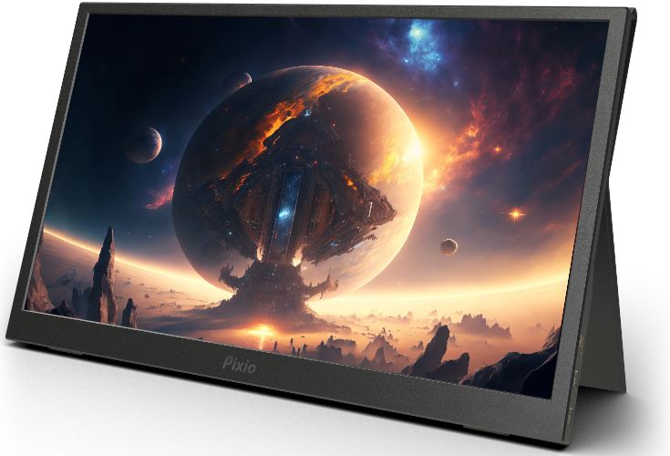 Pixio PX160 Premium Portable Gaming Monitor 15.6" - Black - 15.6 Inch