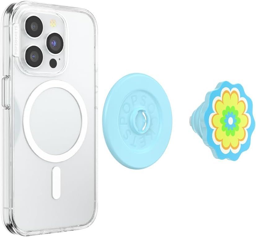 PopSockets PopGrip for MagSafe Phone Grip and Stand - Kaleidoscope Blue