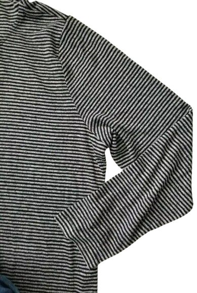 Premise Women's Hooded Sweater Top L - Grey Heather/Black