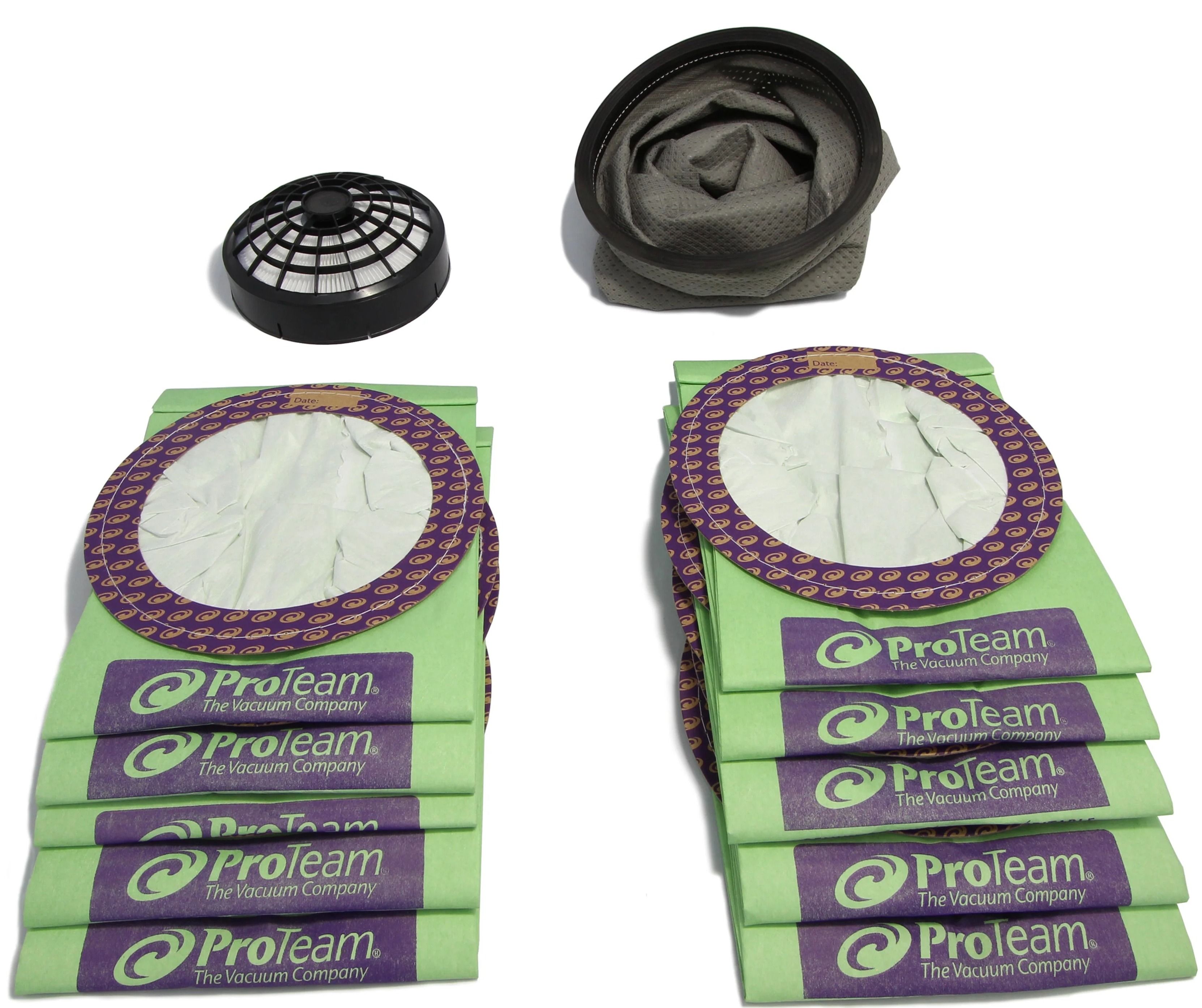 Proteam MegaVac Maintenance Pack with 20 Bags - Green