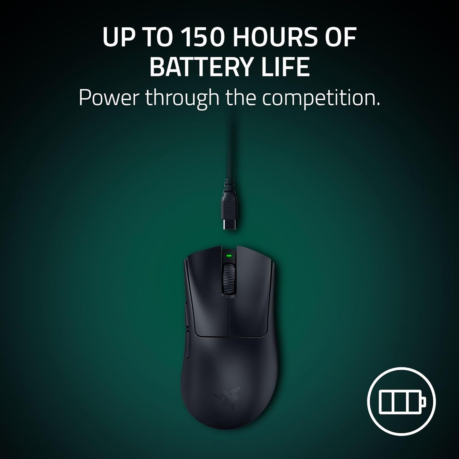Razer DeathAdder V4 Pro Wireless Gaming Mouse - Black