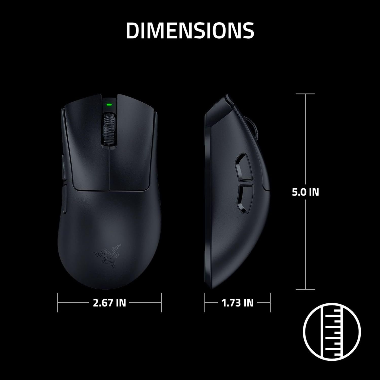 Razer DeathAdder V4 Pro Wireless Gaming Mouse - Black