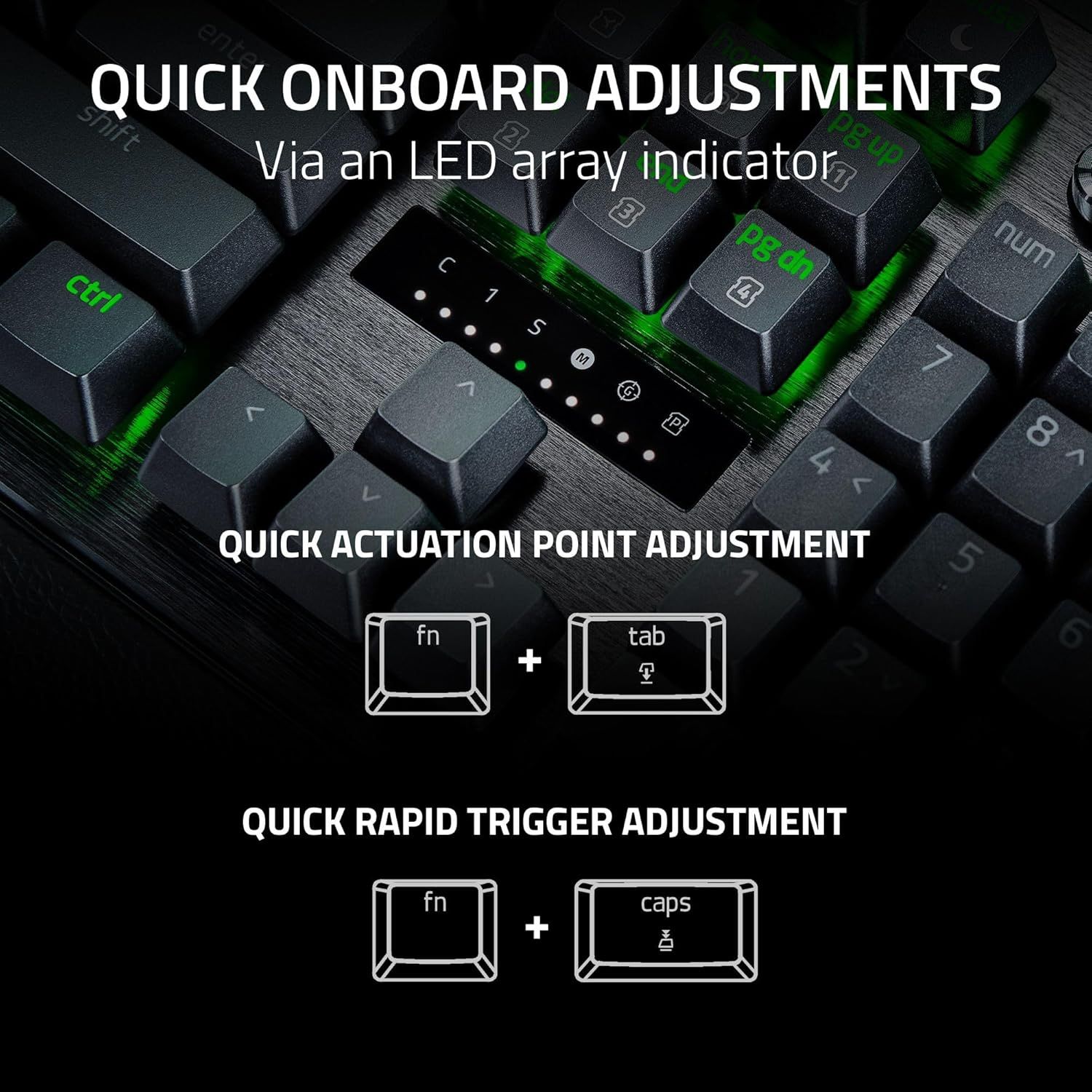 Razer Huntsman V3 Pro Full Size Gaming Keyboard - Black