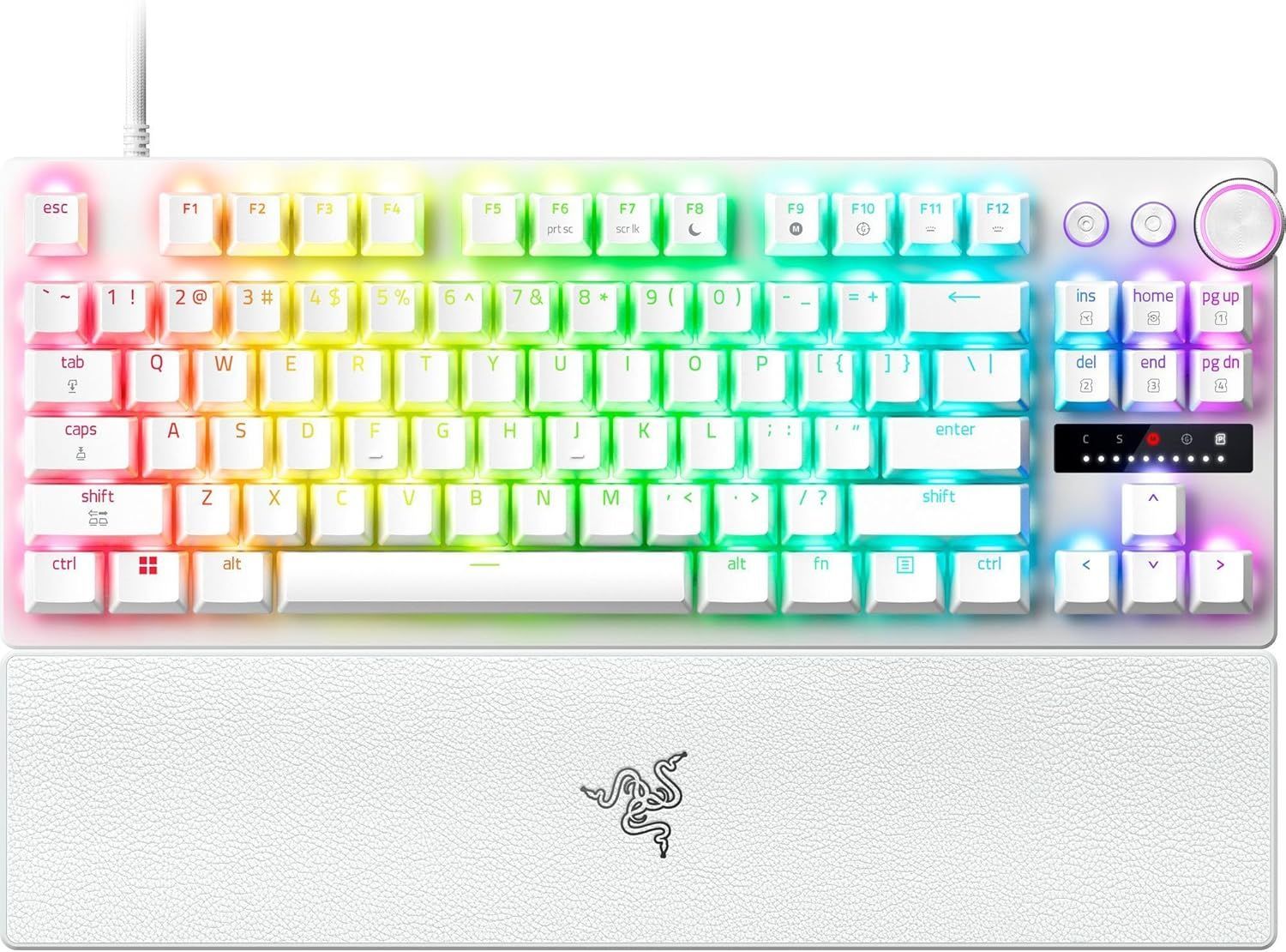 Razer Huntsman V3 Pro TKL 8KHz Gaming Keyboard - White