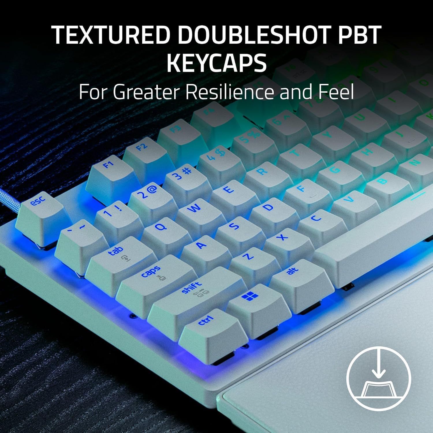 Razer Huntsman V3 Pro TKL 8KHz Gaming Keyboard - White