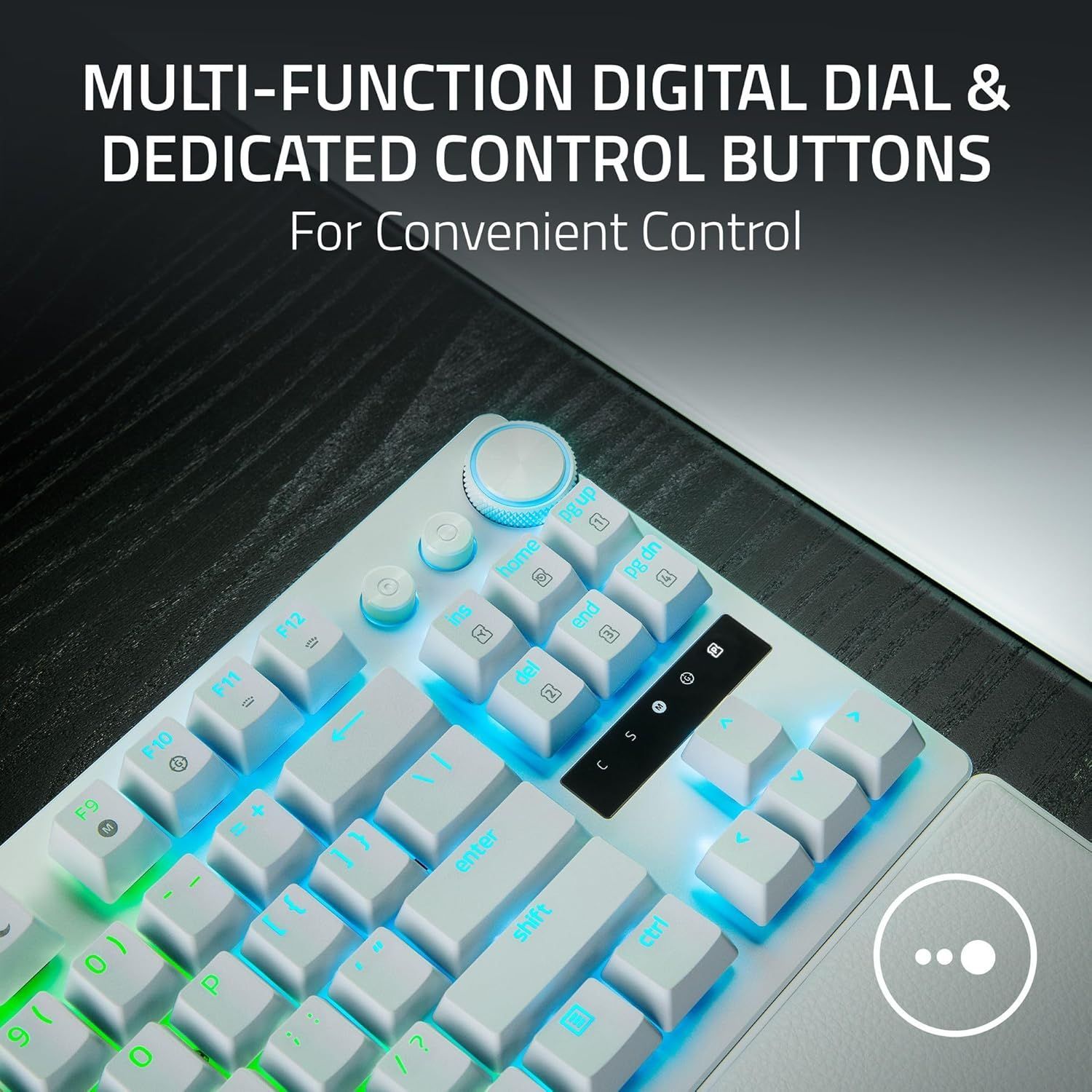 Razer Huntsman V3 Pro TKL 8KHz Gaming Keyboard - White