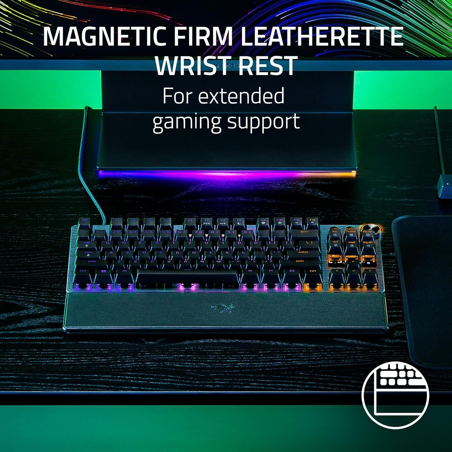 Razer Huntsman V3 Pro TKL Gaming Keyboard - Black